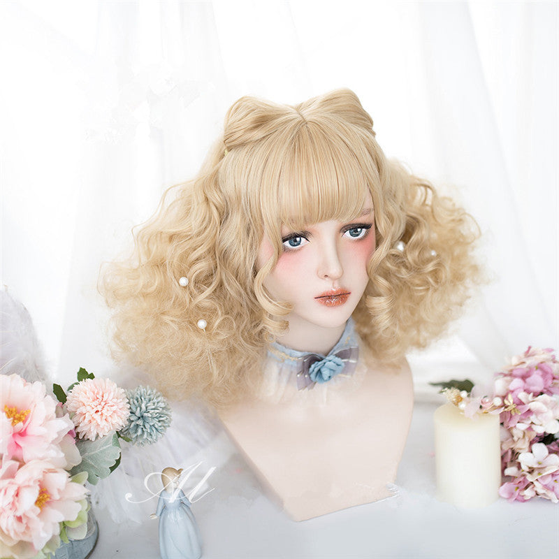 LOLITA BLONDE CURLY HAIR WIG UB3202