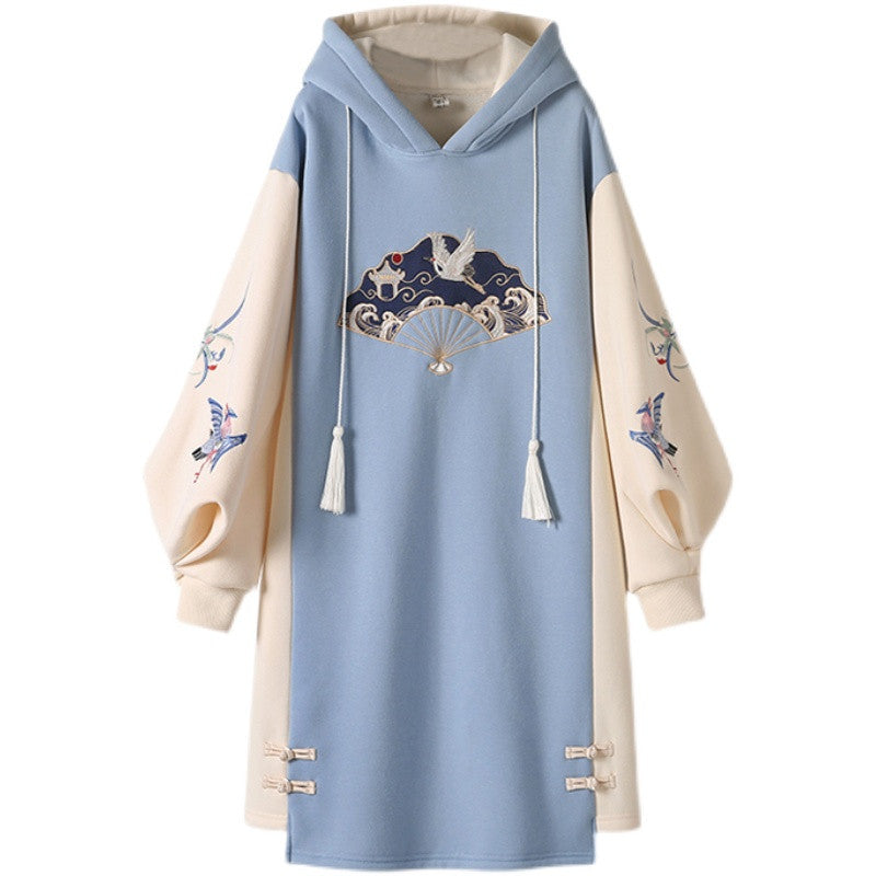FASHIONABLE CHINESE HANFU CHEONGSAM HOODIE UB3294
