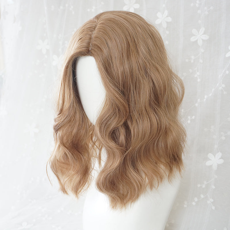 [ @peachgore._ ]"LINEN GOLD MID-LENGTH CURLY" WIG Y040325