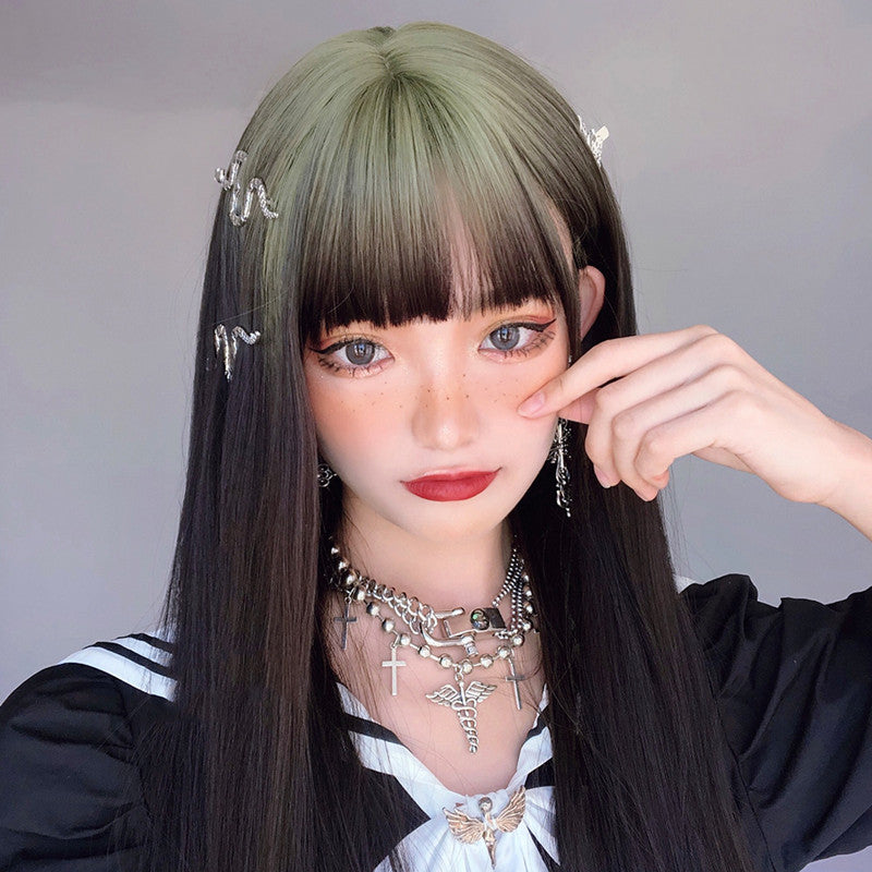 "LOLITA GRAY GRADIENT LONG STRAIGHT" WIG N051711