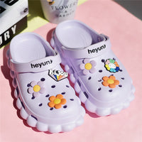 Cute Little Flower Hole Shoes Slippers UB3257