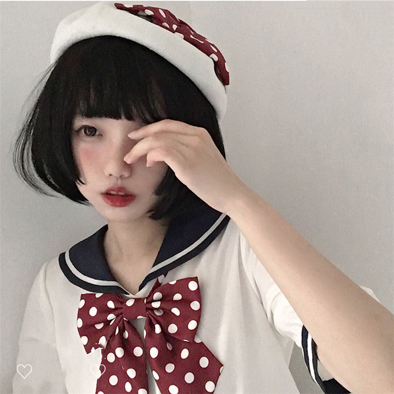 NATURAL BANGS BLACK SHORT WIG UB3212