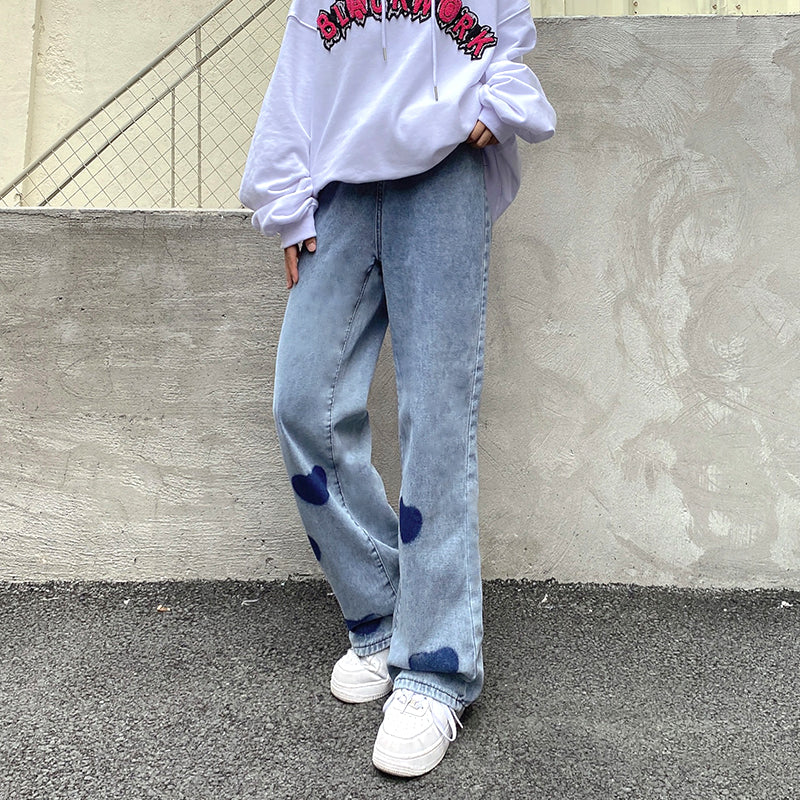 Light blue love jeans UB3448