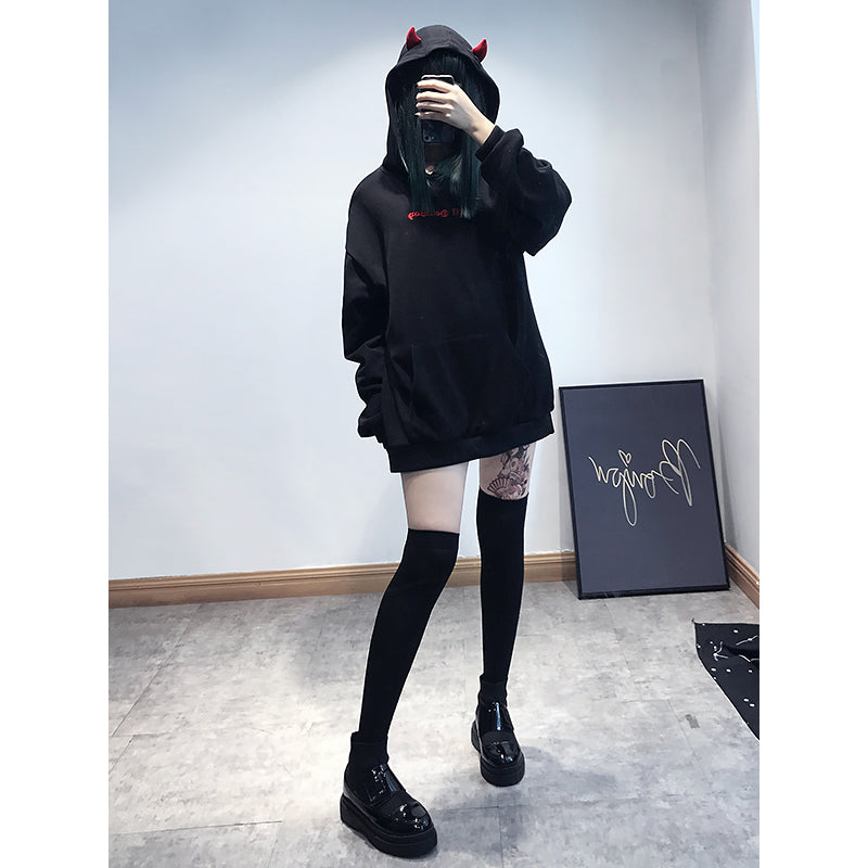 "DEVIL" HOODIE K080104REVIEW