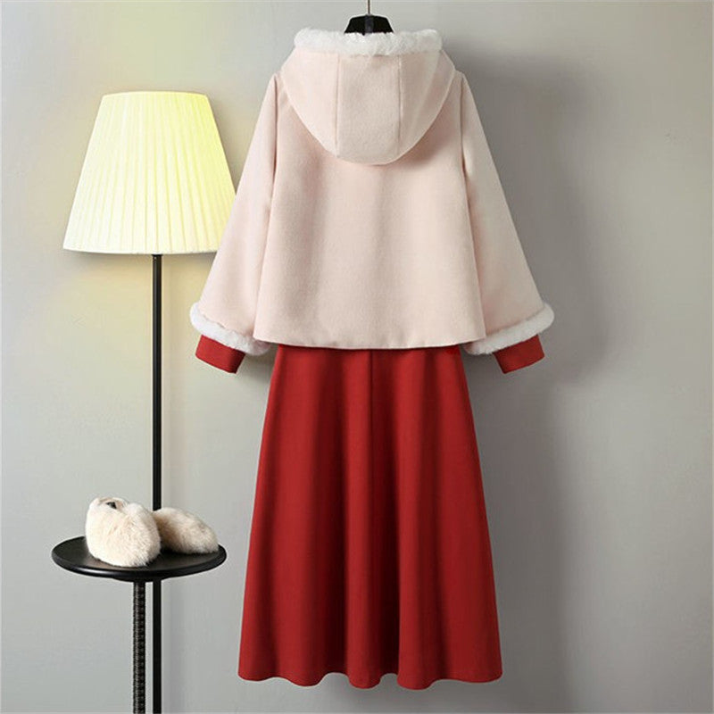 TWO PIECE CHINESE STYLE HANFU SUIT SKIRT UB3312