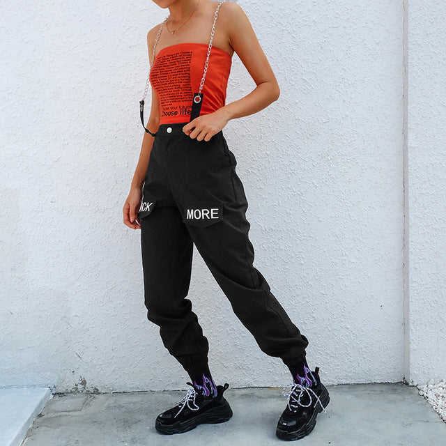 [@itsjaylamarie] "ROCK MORE CHAIN ACCESSORIES" SLING TROUSERS K031503REVIEW