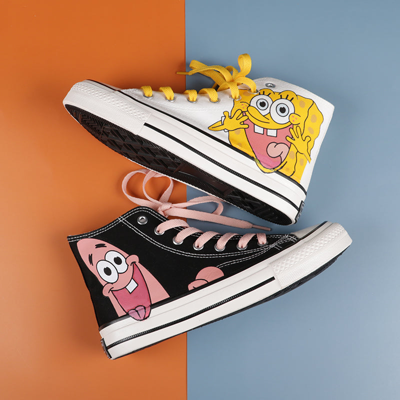 Spongebob Squarepants High-top Canvas Shoes UB6243