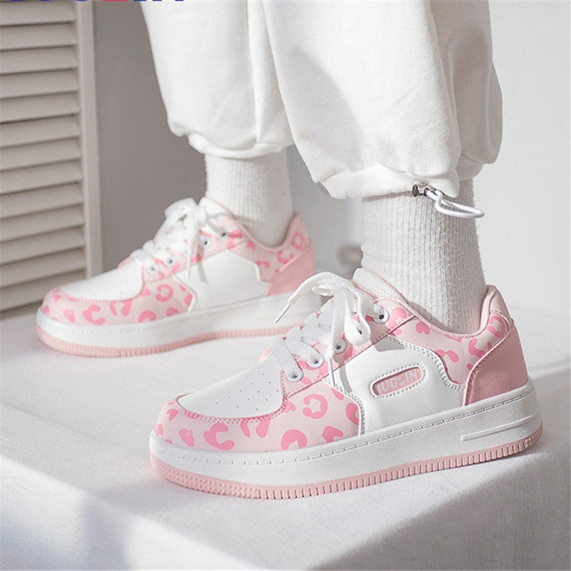 PINK LEOPARD SNEAKERS UB3149
