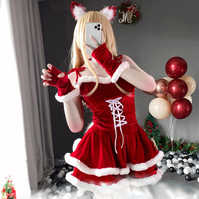 COSPLAY BUNNY GIRL CHRISTMAS OUTFIT UB3267