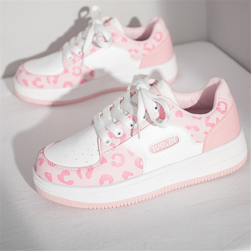 PINK LEOPARD SNEAKERS UB3149