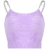 [ @jessimpossible ]"PURPLE SEXY CHAIN SLING" VEST Y033105