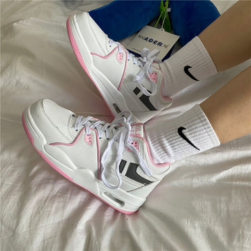 White Pink College style sports shoes UB3529