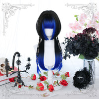 Lolita Gradient Black Blue Jellyfish Wig UB6227