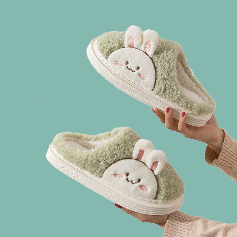 Cute Rabbit Cotton Slippers UB3489