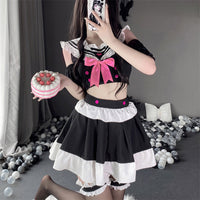 Cute Jk Uniform Maid Outfit Lingerie UB6265