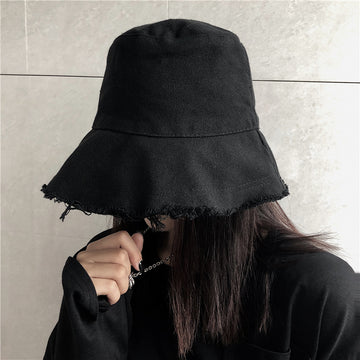 RETRO BLACK/PURPLE FISHERMAN HAT Y020702