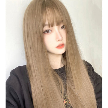 Sweet Blonde Long Straight Wig UB6146