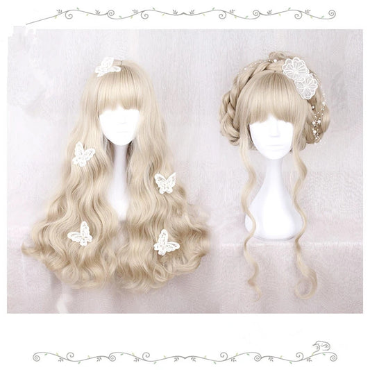 "LIGHT KHAKI LONG CURLY" WIG Y040901
