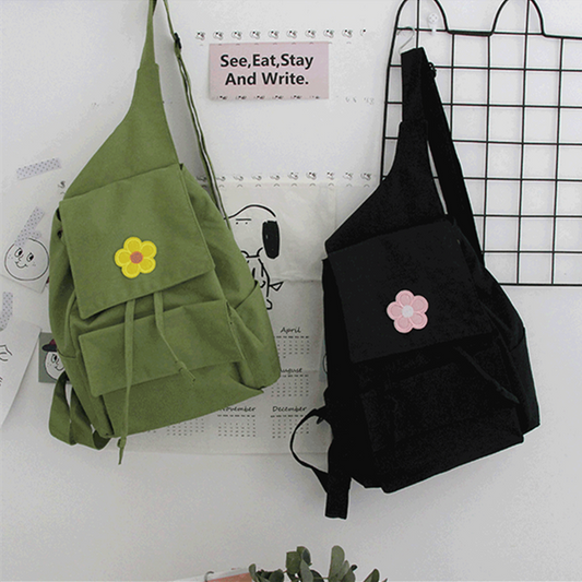 "FLOWER / Leopard" RETRO BACKPACK K071801