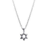 Hexagram Retro Sweater Chain Simple Necklace D052502