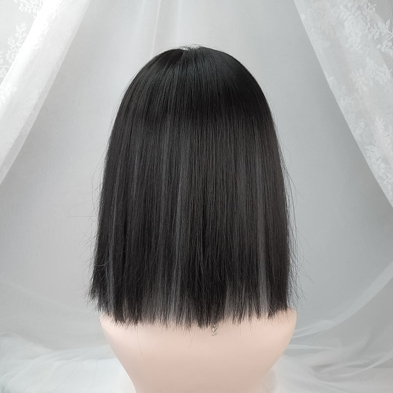 Sweet And Cute Short Straight Hair Wig UB6123