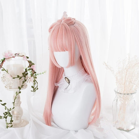 "PINK LONG STRAIGHT" WIG D041607