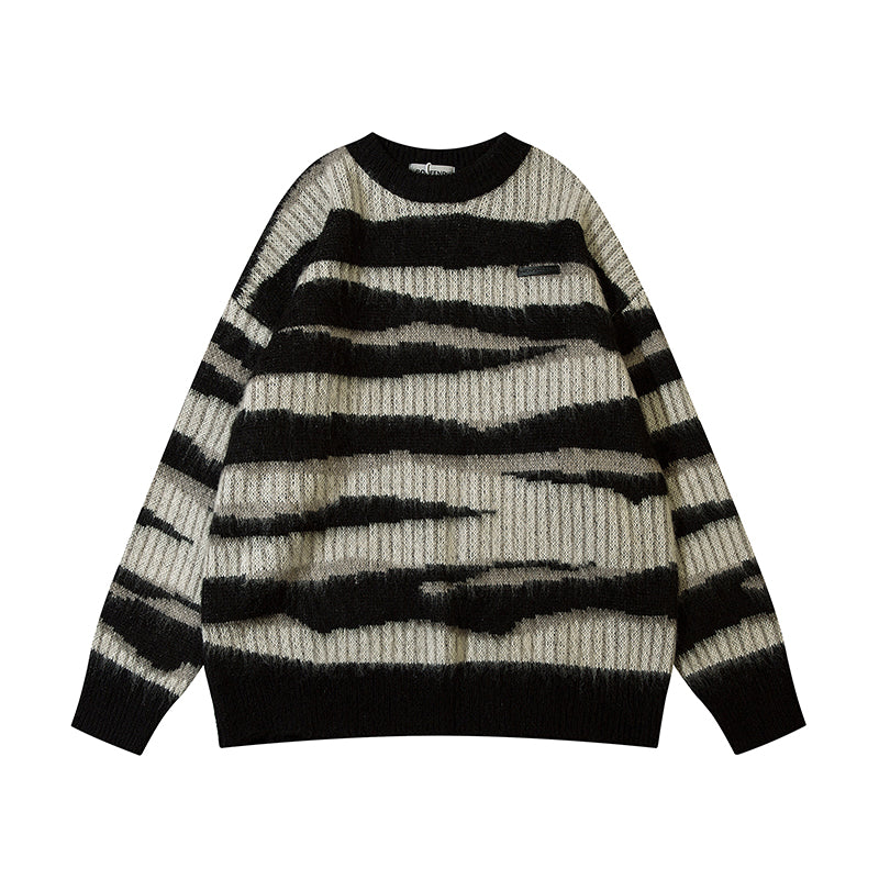 Harajuku striped sweater  UB96054