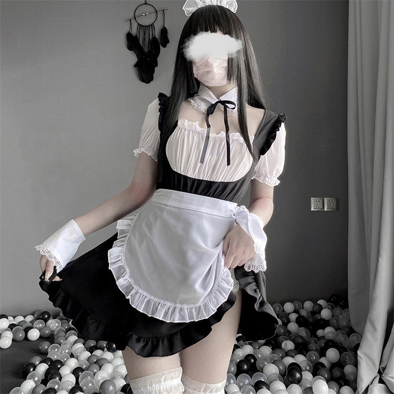 Cute Maid Outfit Lingerie Long Dress UB3541