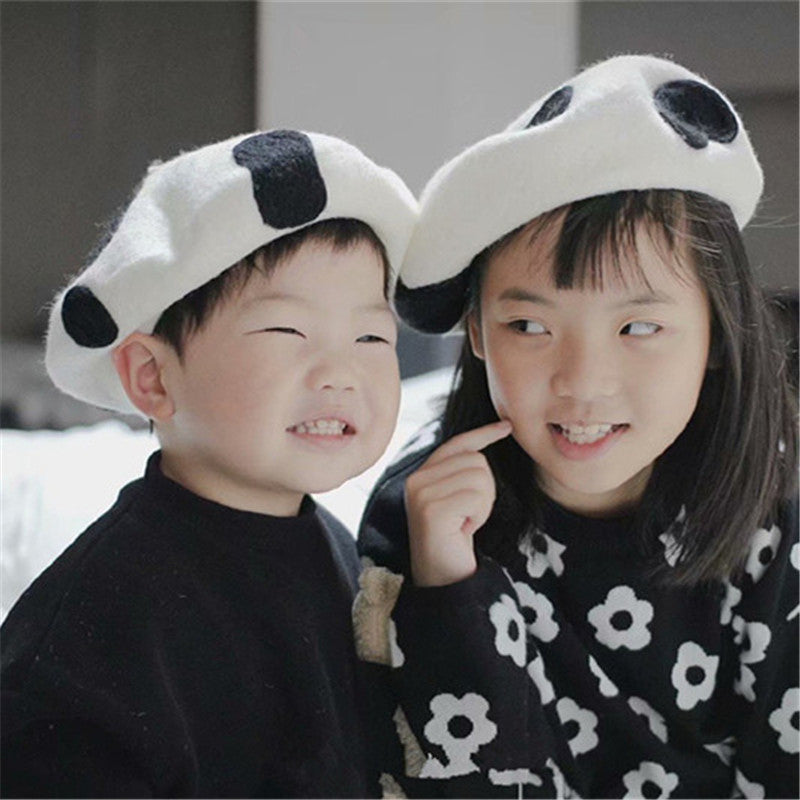 COW COLOR HANDMADE BERET UB3425