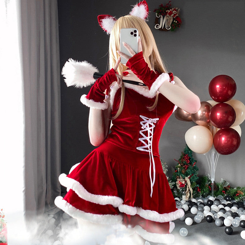 COSPLAY BUNNY GIRL CHRISTMAS OUTFIT UB3267