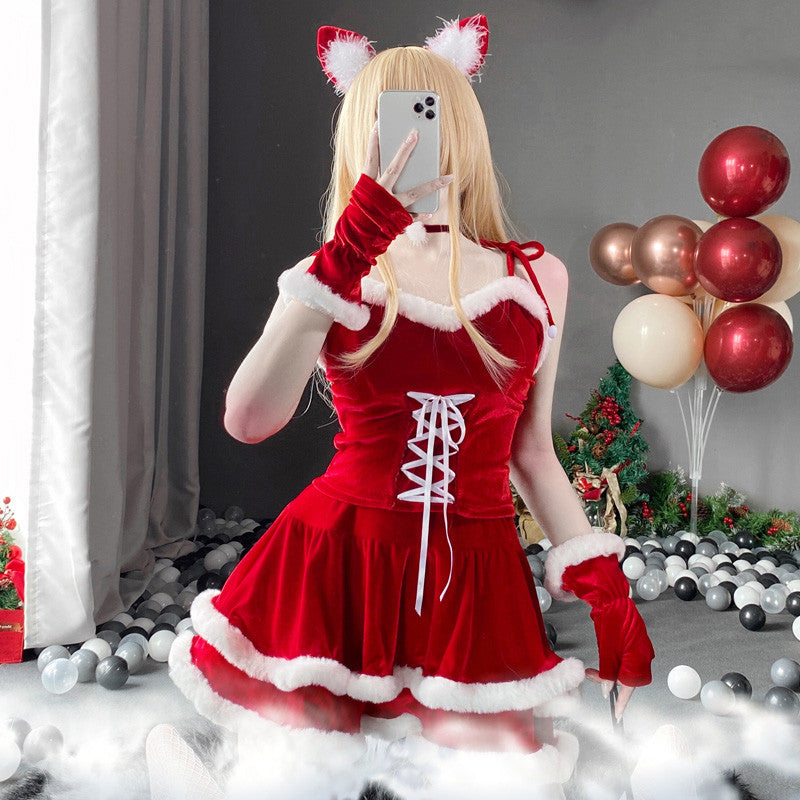 COSPLAY BUNNY GIRL CHRISTMAS OUTFIT UB3267