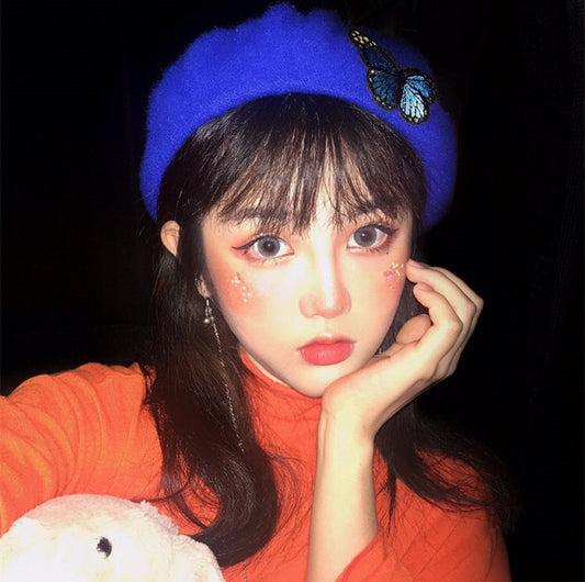 "BUTTERFLY BLUE" BERET K110715