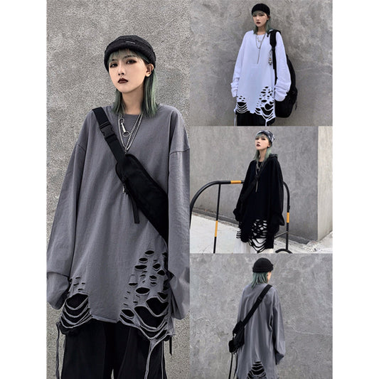 "DARK HOLE LOOSE" PULLOVER SWEATSHIRT Y020703