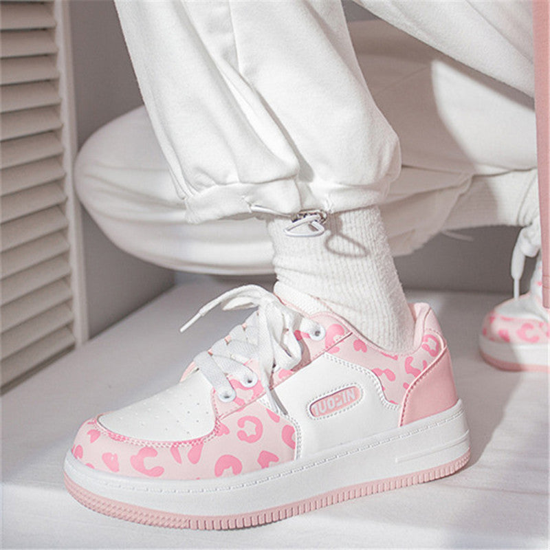 PINK LEOPARD SNEAKERS UB3149