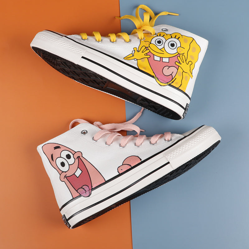 Spongebob Squarepants High-top Canvas Shoes UB6243