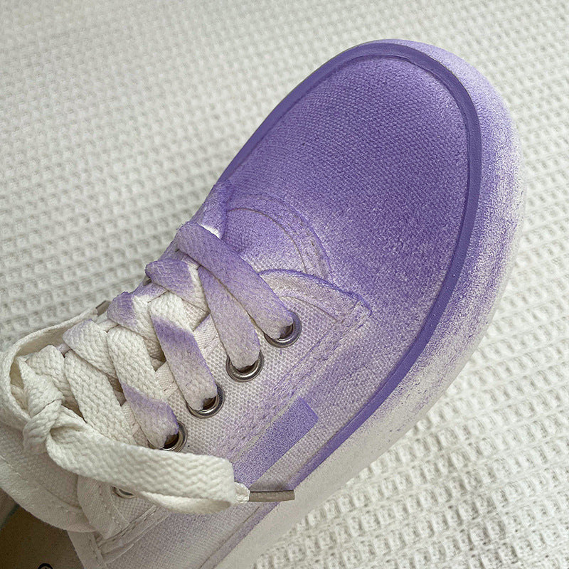 PURPLE INKJET CANVAS SHOES UB3387