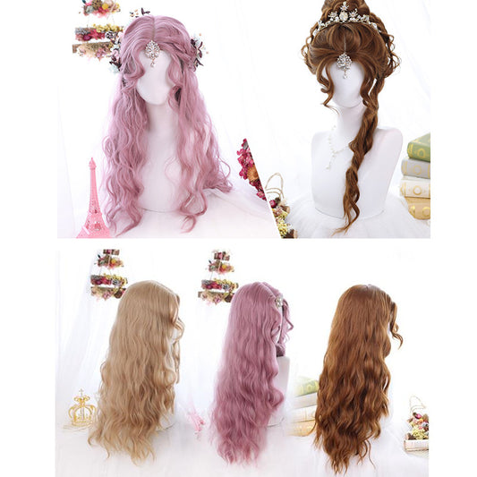 "3 COLORS LOLITA LONG CURLY" WIG Y020803