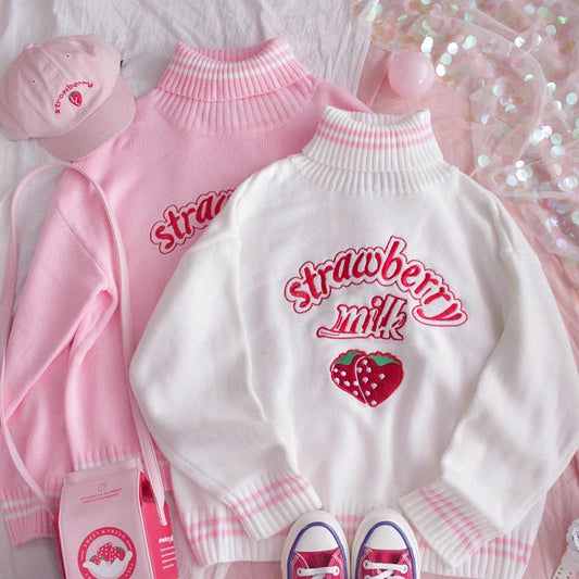 Strawberry Milk Pullover Sweater UB2599