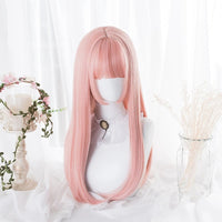 "PINK LONG STRAIGHT" WIG D041607