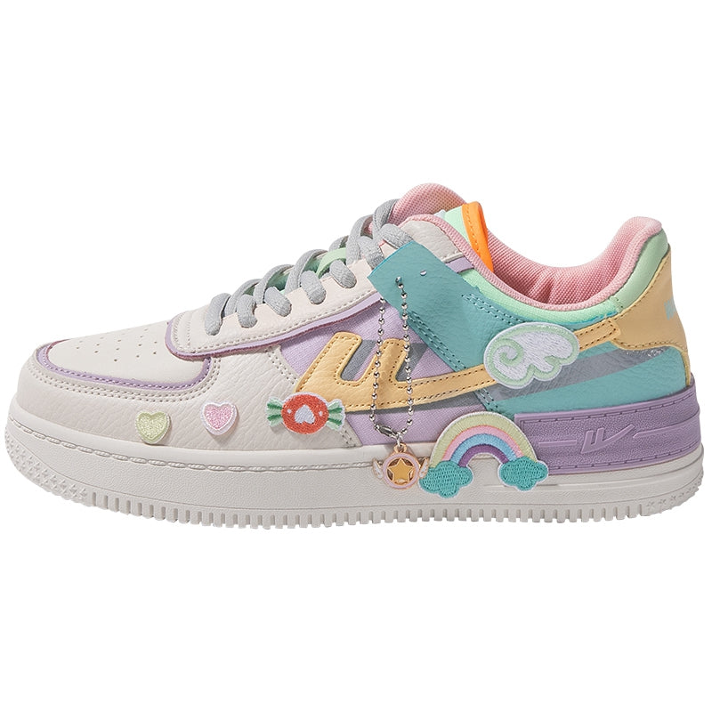 Magic Candy Pastel Colored Low-cut Girl Shoes Sneakers UB2839