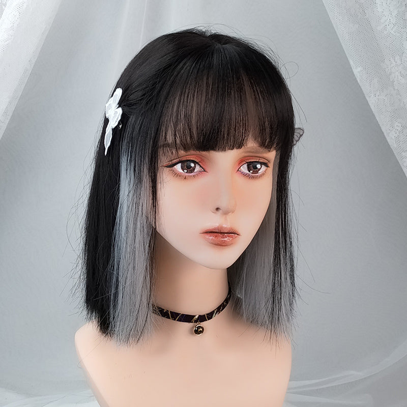 Sweet And Cute Short Straight Hair Wig UB6123