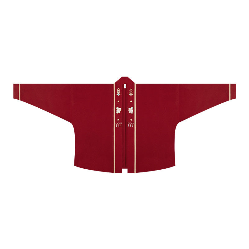 HANFU AIRPLANE SLEEVE SHORT PLEATED SKIRT UB3314