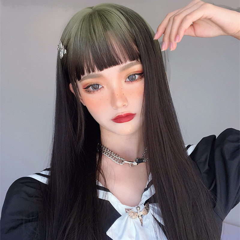 "LOLITA GRAY GRADIENT LONG STRAIGHT" WIG N051711