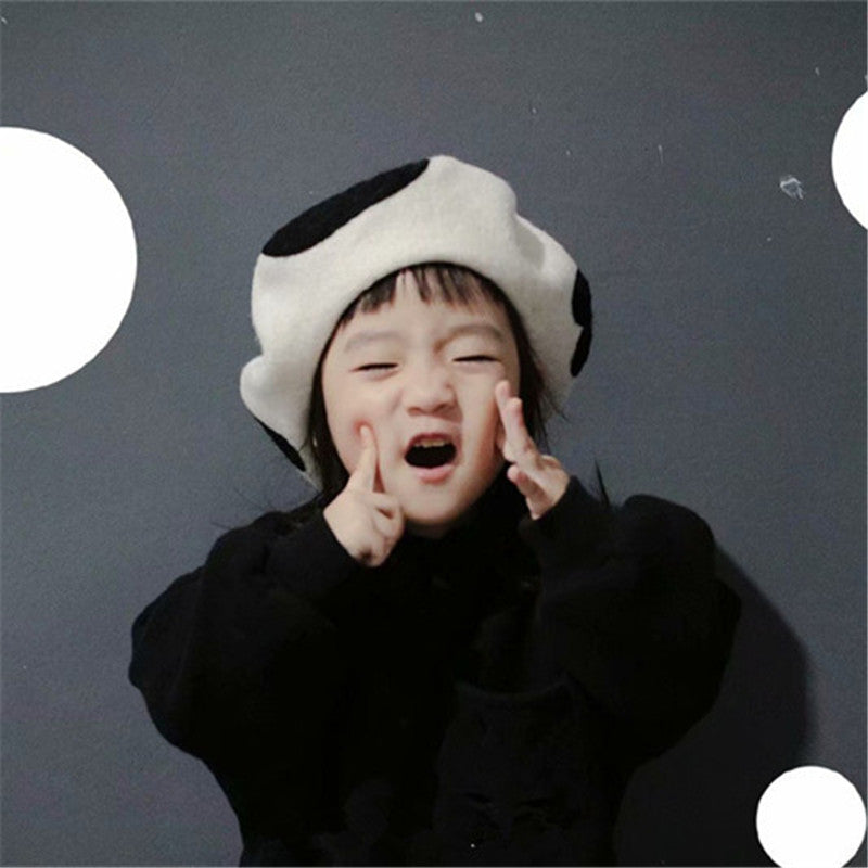 COW COLOR HANDMADE BERET UB3425