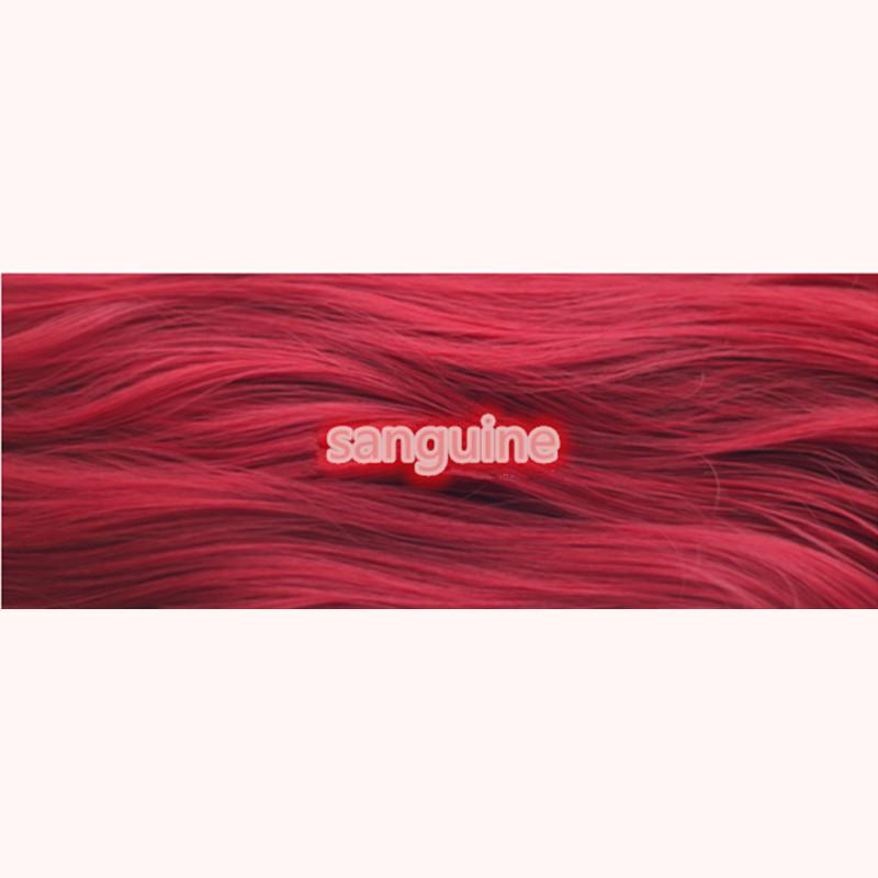 [lunamartinezoficial]"ROSE RED LONG CURLY" WIG D050520