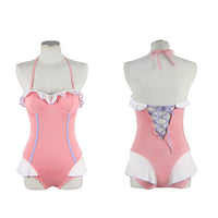 "CUTE PINK LACE TIE-UP" SWIMSUIT N052804
