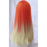" GRADIENT RED LONG STRAIGHT HAIR " WIG H082014