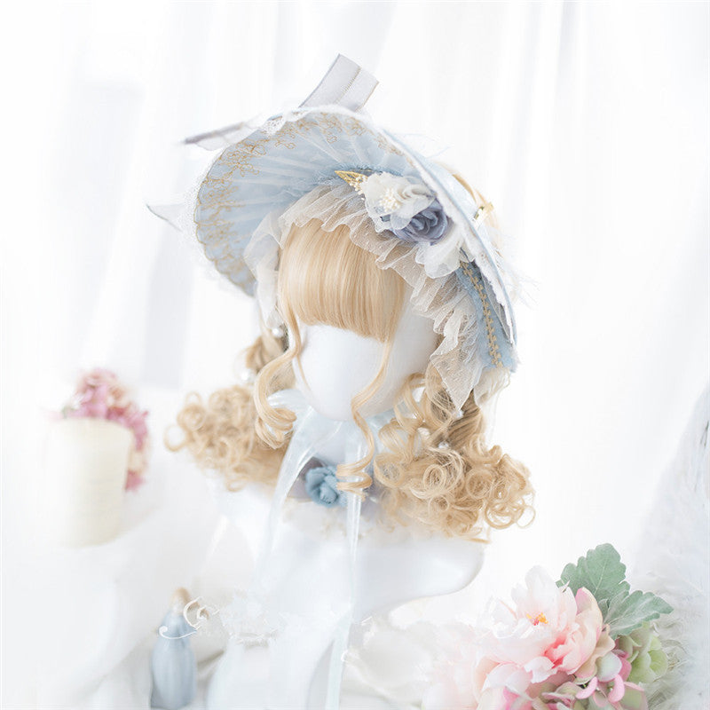 LOLITA BLONDE CURLY HAIR WIG UB3202