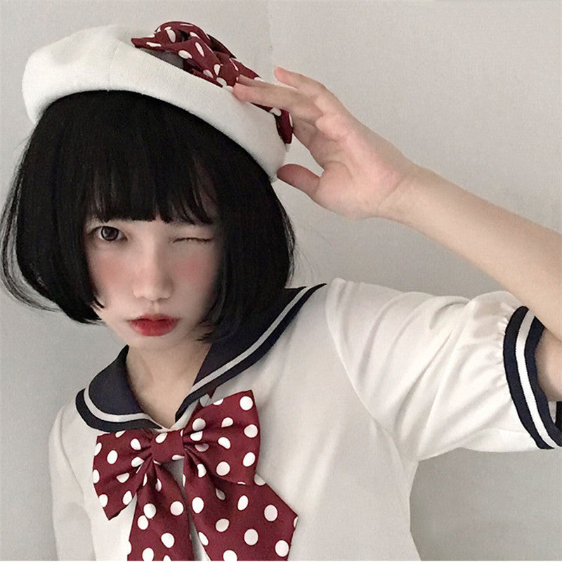 NATURAL BANGS BLACK SHORT WIG UB3212