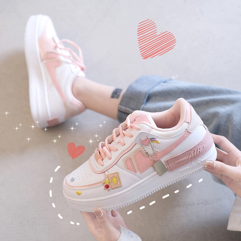 CUTE PASTEL PINK CASUAL SHOES UB2520